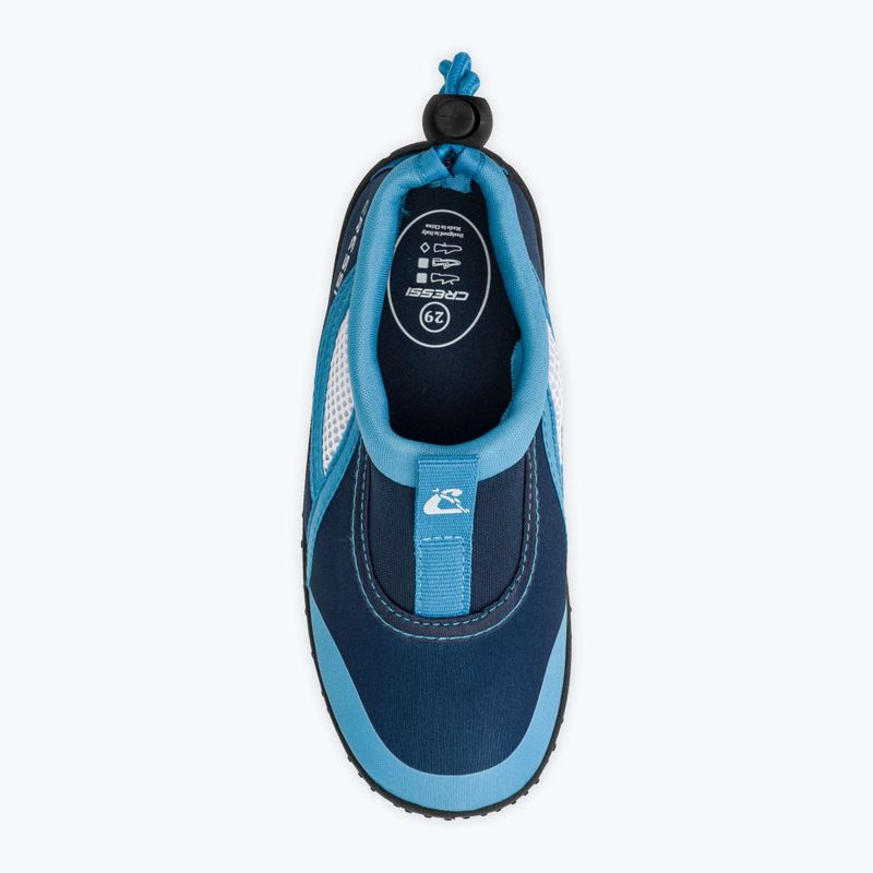 Cressi Coco blau/azurblaue Wasserschuhe für Kinder 5