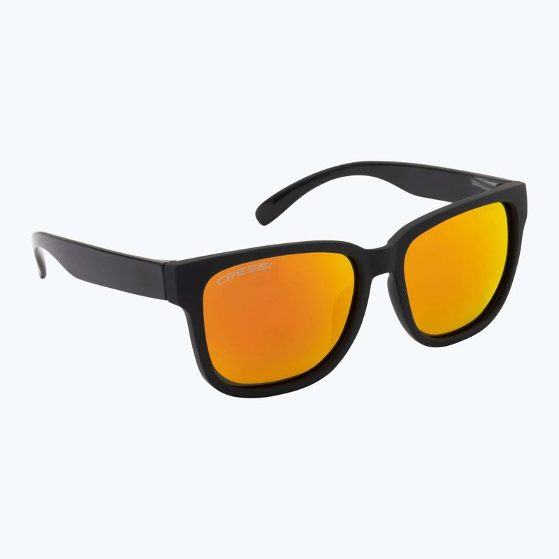 Sonnenbrille Cressi Bivi black/mirrored orange