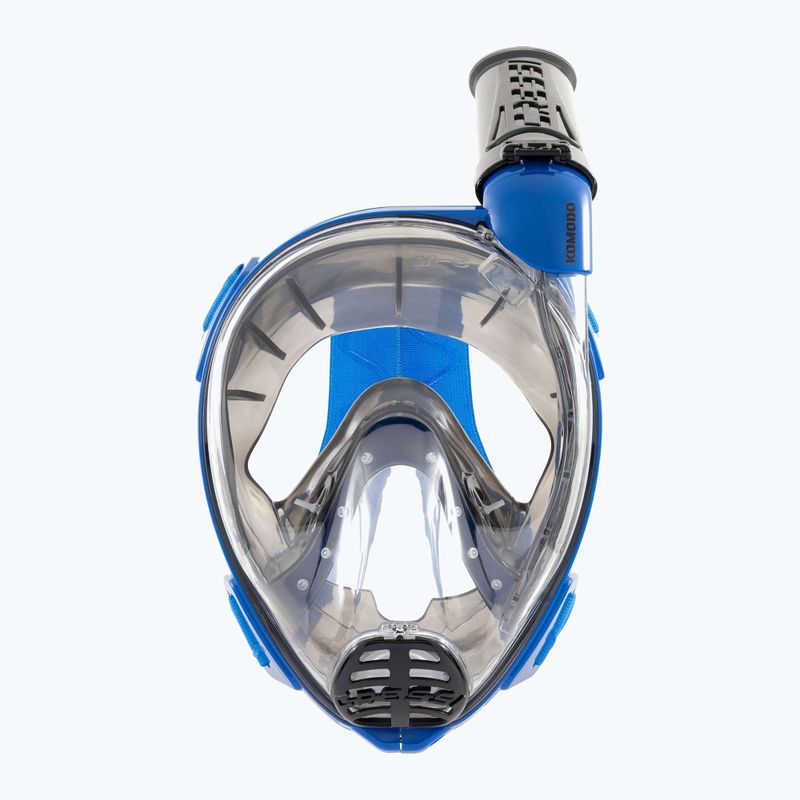 Schnorchelmaske Cressi Komodo Full Face blue/black 3