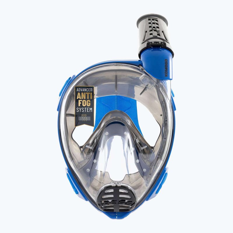 Schnorchelmaske Cressi Komodo Full Face blue/black 4