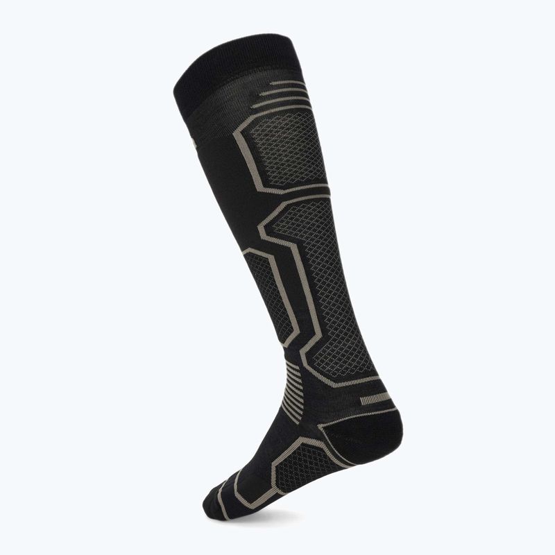 Skisocken Mico Medium Weight Warm Control Ski black grey 2
