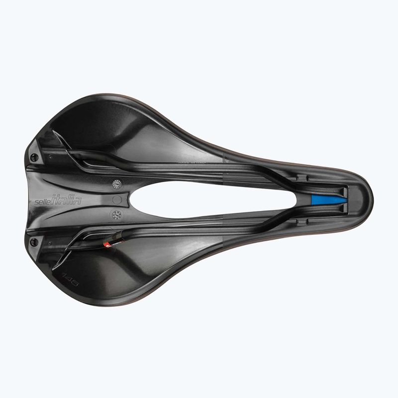 Fahrradsattel Selle Italia Novus Boost Evo Gravel TM, Superflow, Mangan-Schiene, Soft-Trek braun 5