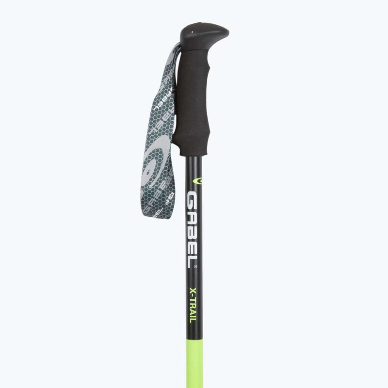 Nordic-Walking-Stöcke GABEL X-Trail Limonengrün 2