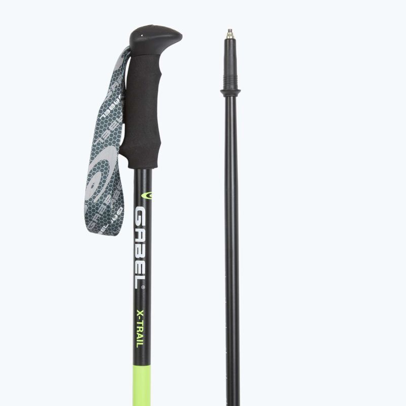 Nordic-Walking-Stöcke GABEL X-Trail Limonengrün 3