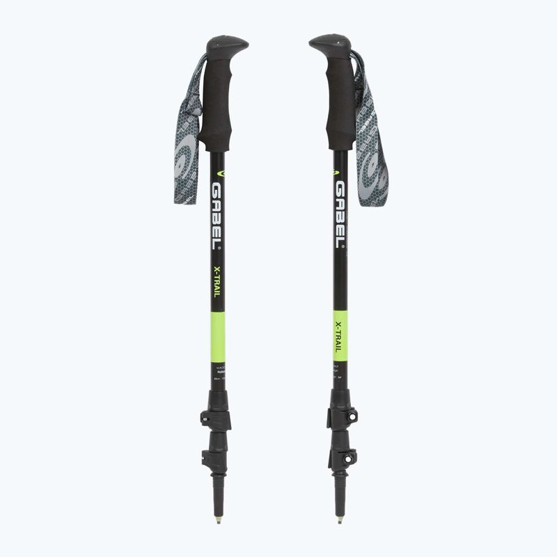 Nordic-Walking-Stöcke GABEL X-Trail Limonengrün 5