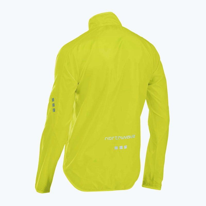 Fahrradjacke Herren Northwave Vortex 2 yellow fluo 2