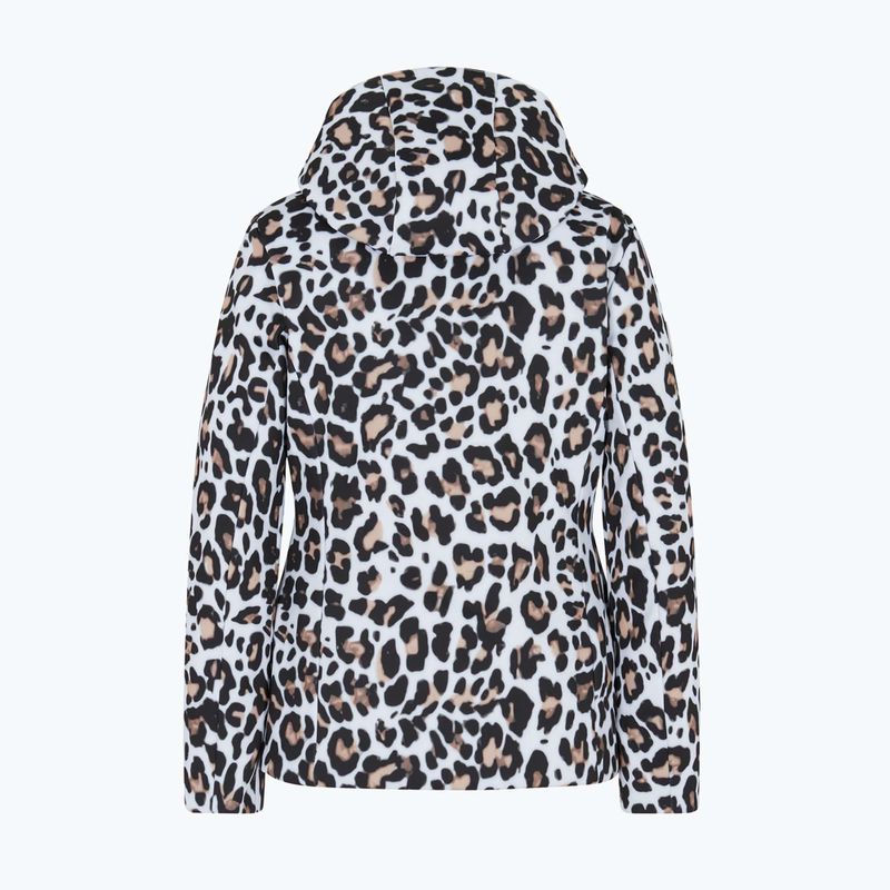 EA7 Emporio Armani Ski Kitzbuhel Softshell Damenjacke weiß animalisch 2