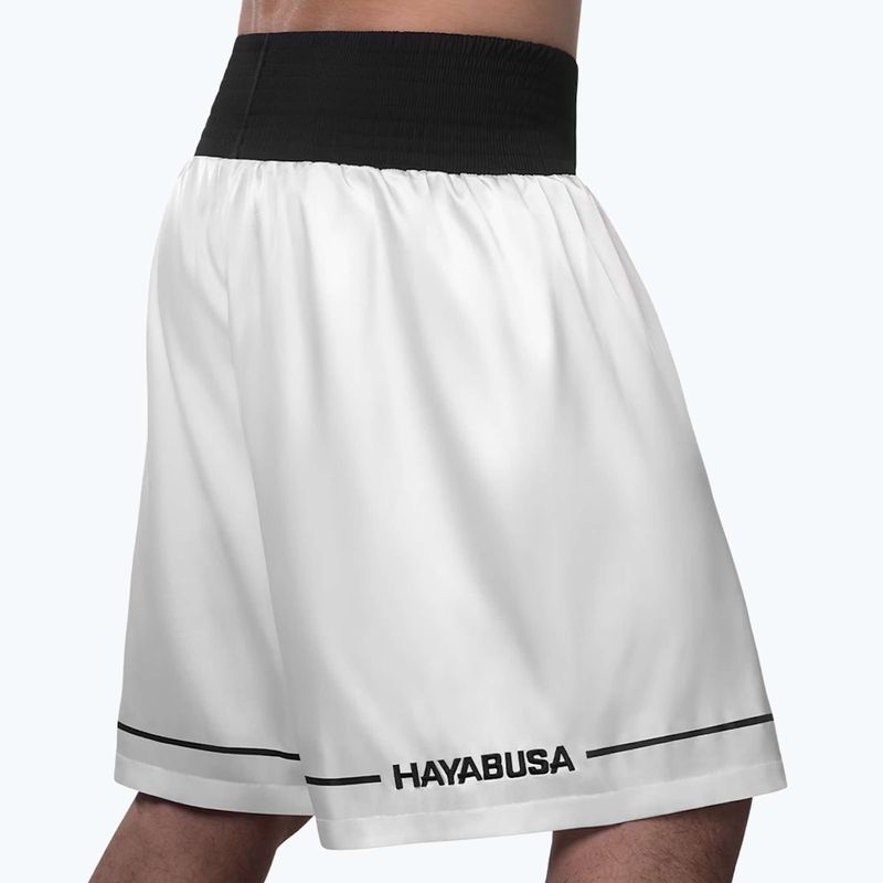 Hayabusa Pro Boxing Trainingsshorts weiß 3