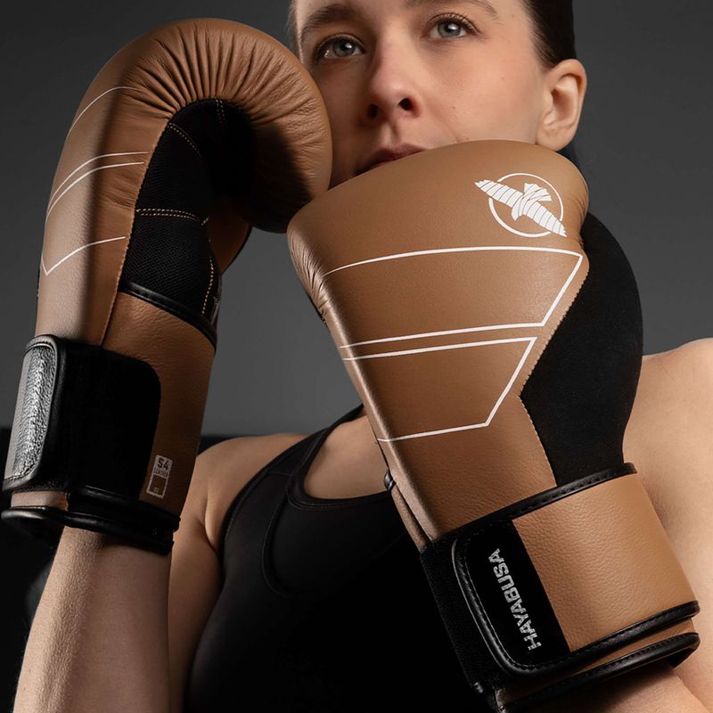 Boxhandschuhe Hayabusa S4 Leather golden brown 6