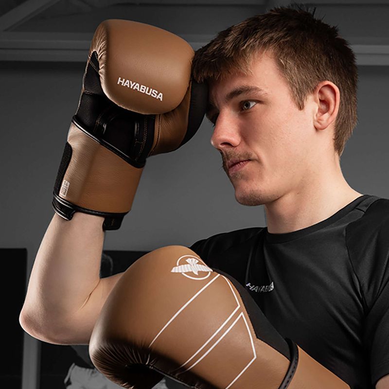 Boxhandschuhe Hayabusa S4 Leather golden brown 10