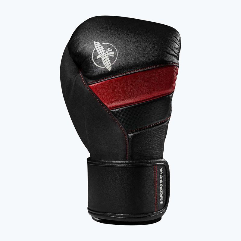 Hayabusa T3 schwarz/rot Boxhandschuhe 3