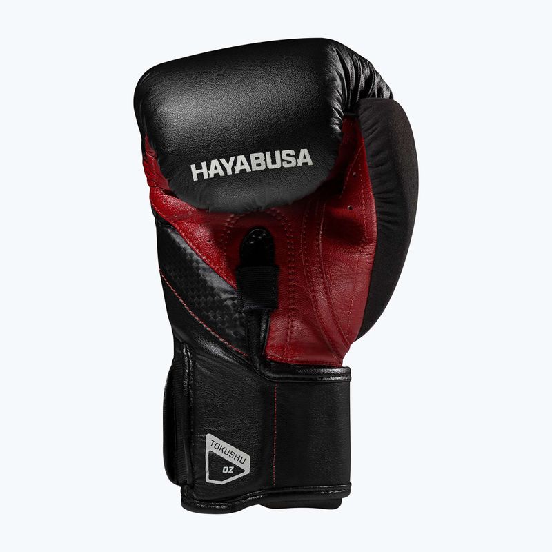 Hayabusa T3 schwarz/rot Boxhandschuhe 4