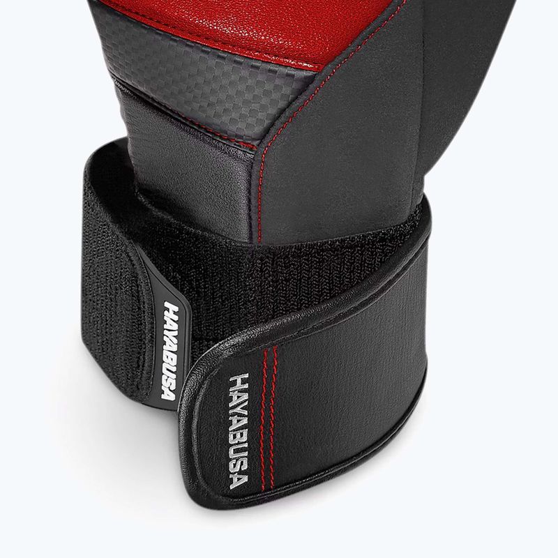 Hayabusa T3 schwarz/rot Boxhandschuhe 9