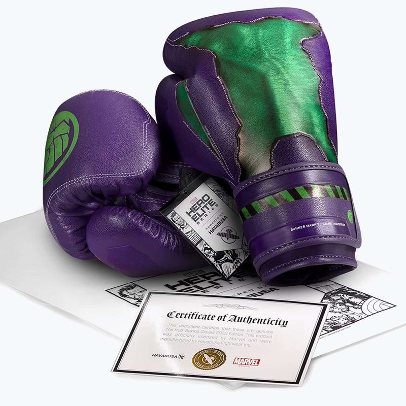 Hayabusa Boxhandschuhe Marvel's Hulk lila/grün 11