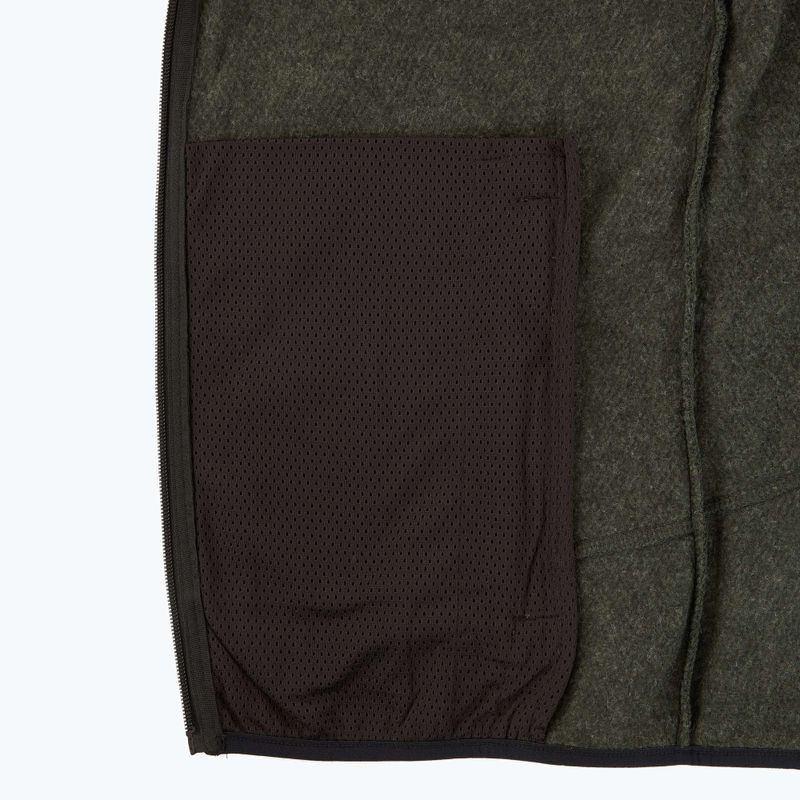 Fleece Hoodie Sweatshirt Herren CMP 35H3907 Melange Knitted forest melange/nero/ferrari 5
