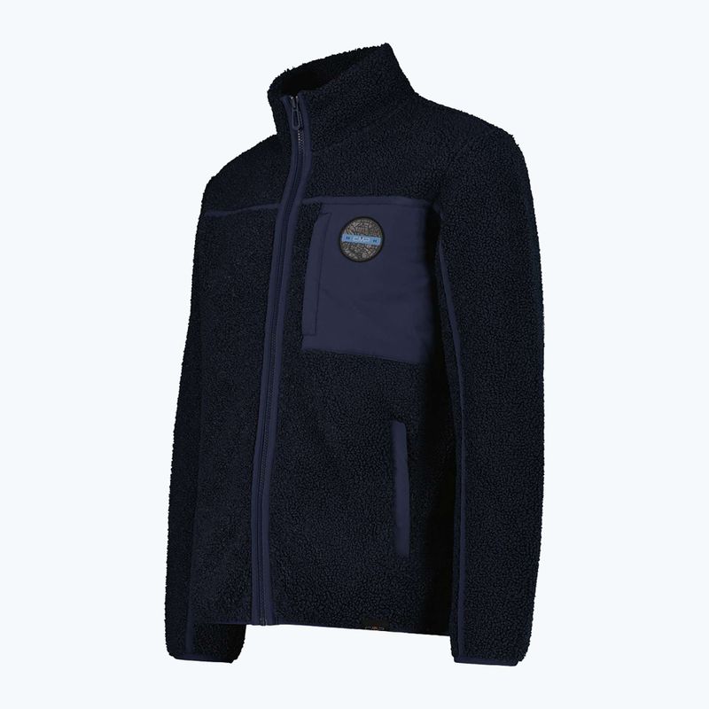 Jacke Herren CMP 35P3877 Teddy Highloft black/blue 3