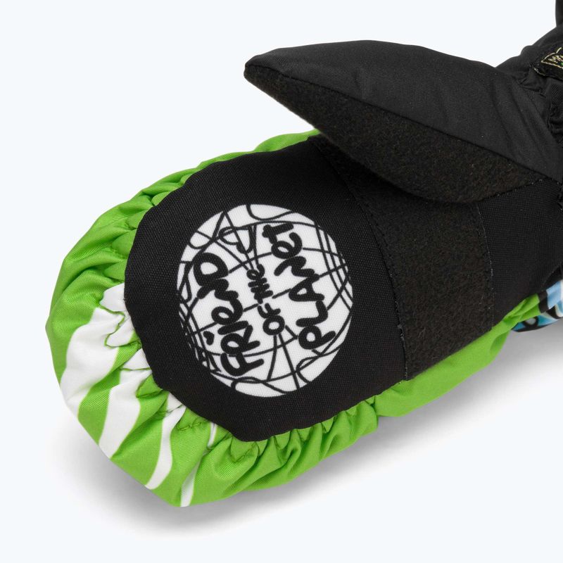 Skihandschuhe Kinder Level Animal lime 4