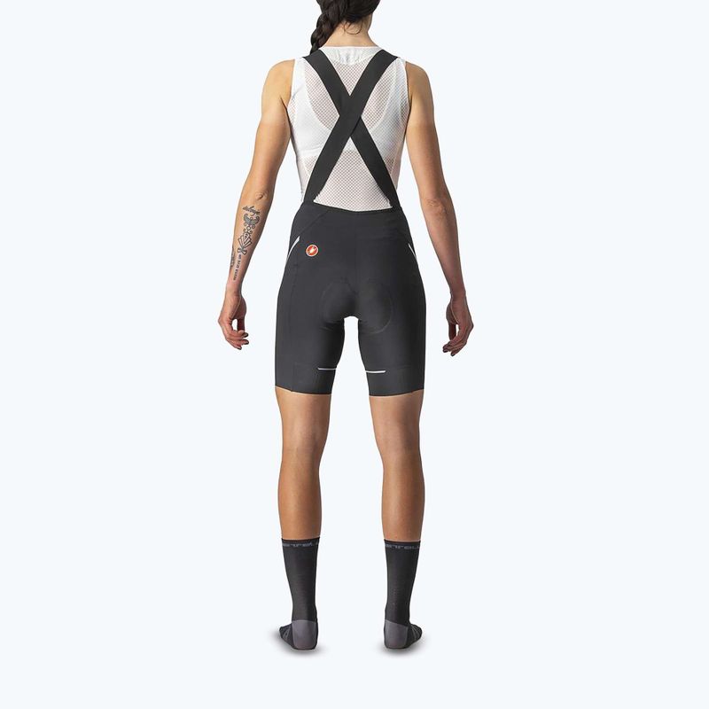 Damen Radhose Castelli Velocissima 3 schwarz/silber 2