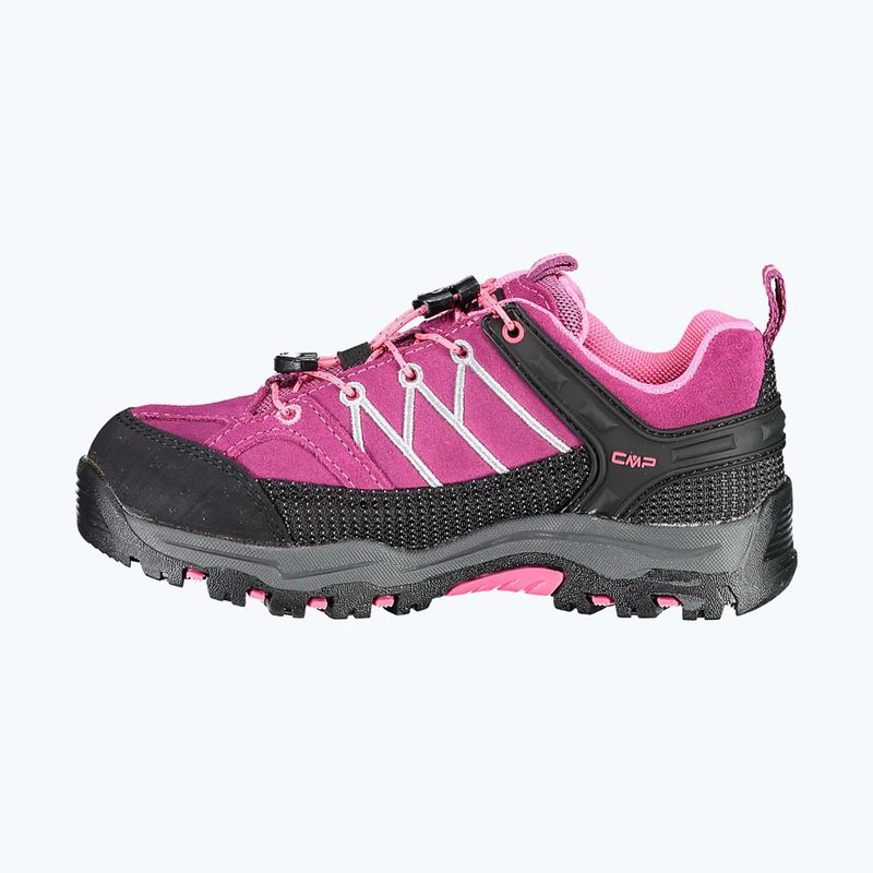CMP Kinder-Trekking-Stiefel Rigel Low Wp beere / rosa fluo 9