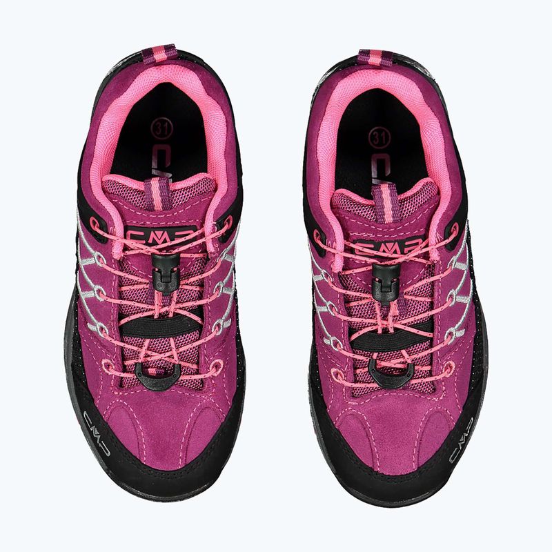 CMP Kinder-Trekking-Stiefel Rigel Low Wp beere / rosa fluo 11