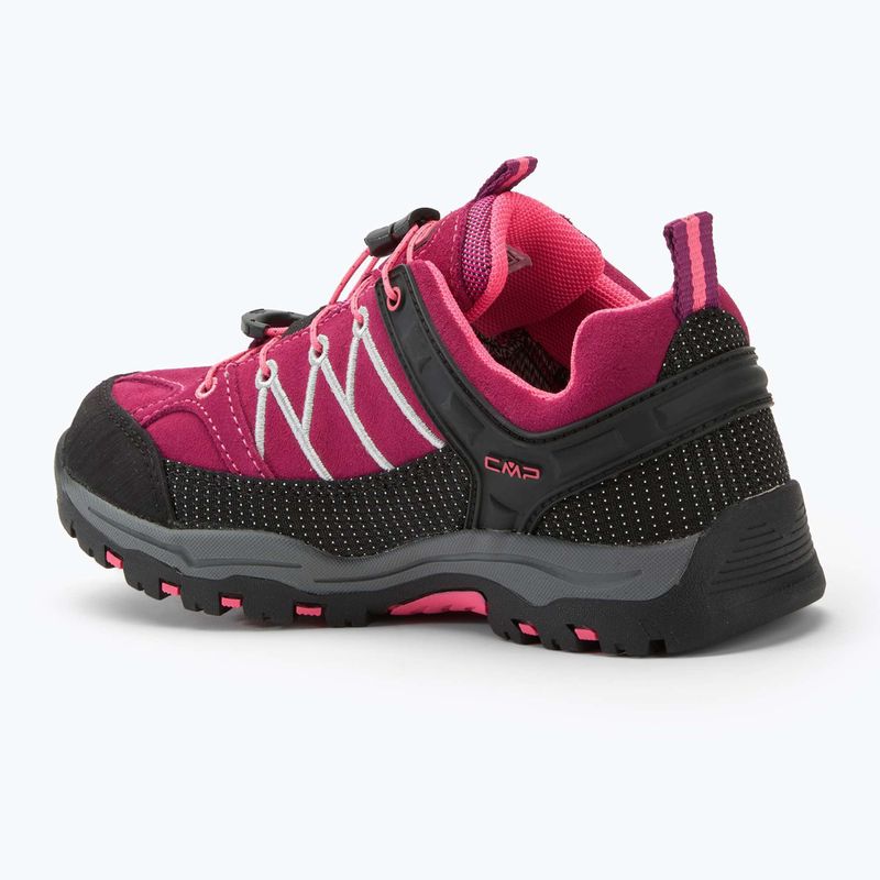 CMP Kinder-Trekking-Stiefel Rigel Low Wp beere / rosa fluo 3