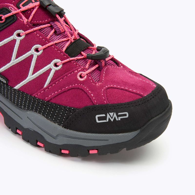 CMP Kinder-Trekking-Stiefel Rigel Low Wp beere / rosa fluo 7