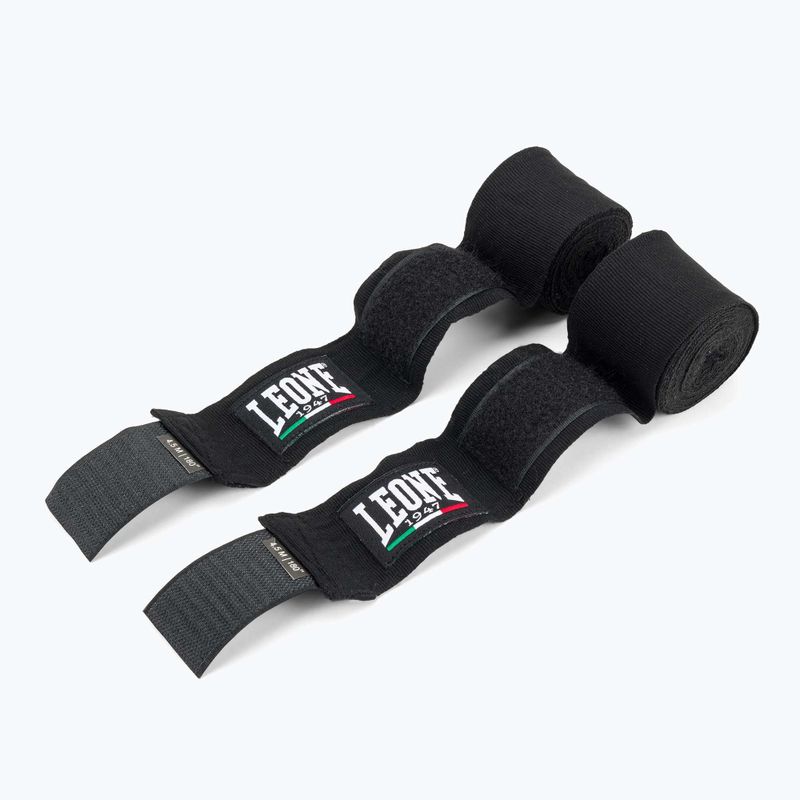 Boxbandagen LEONE 1947 Hand Wraps 350 cm black 2