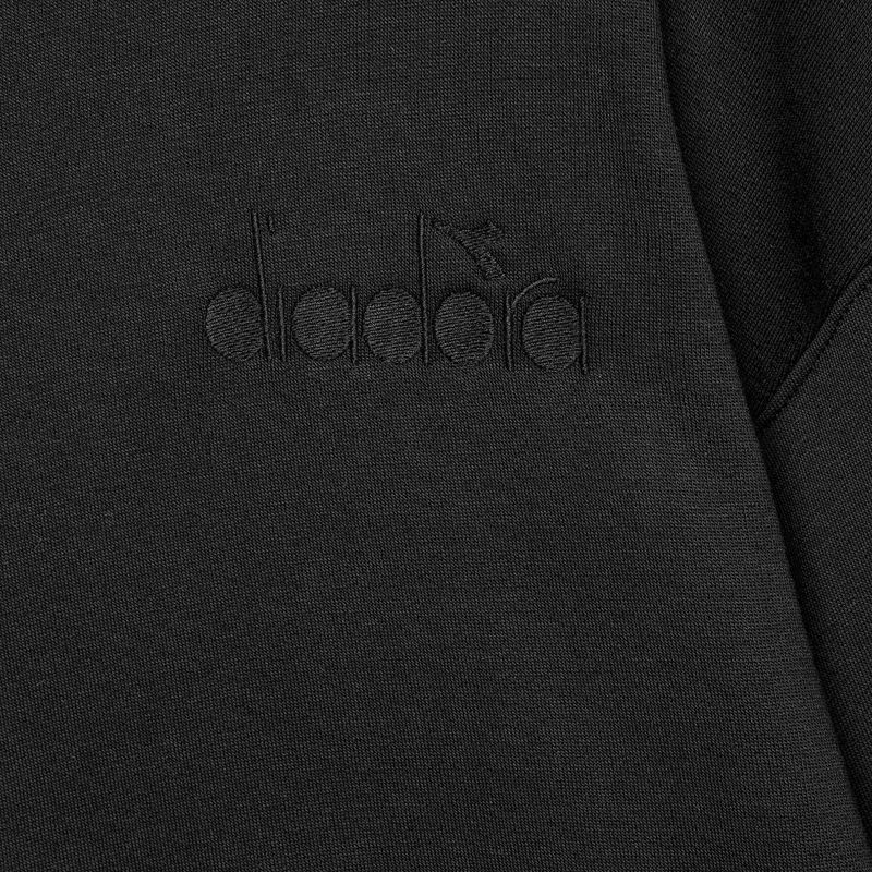 Diadora Hoodie Athletic Logo schwarz 4