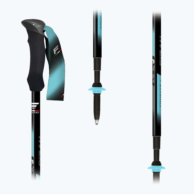 Trekkingstöcke Fizan Compact Tech 4 light blue 5