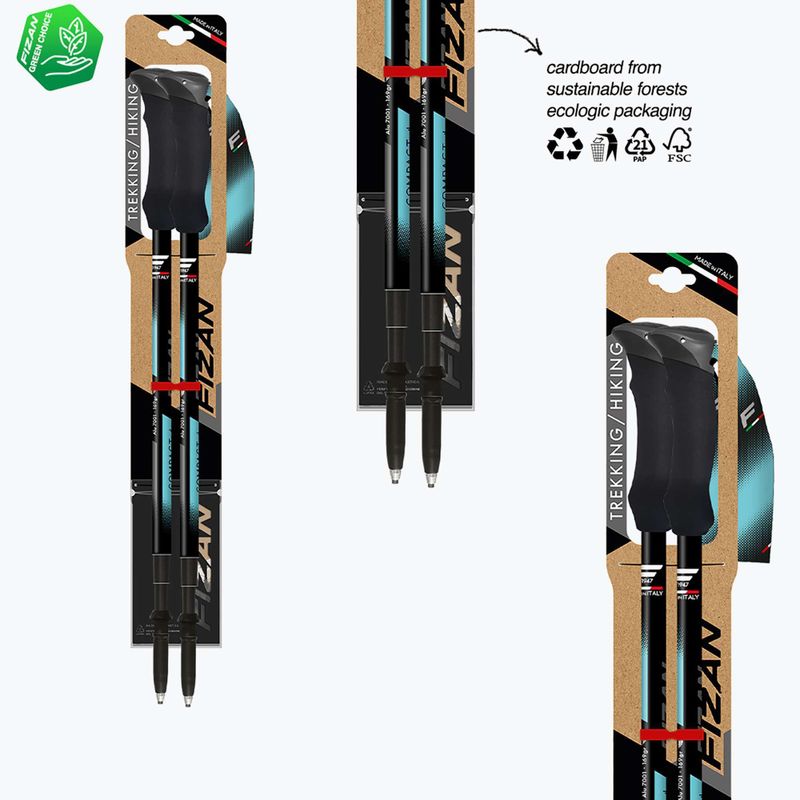 Trekkingstöcke Fizan Compact Tech 4 light blue 6