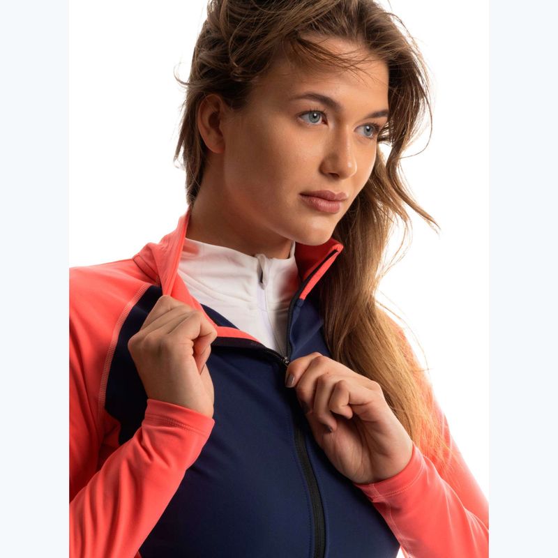 Ski Sweatshirt Hoodie Damen Fischer EL Flex calypso coral 5