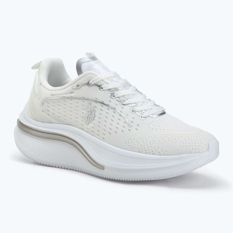 Schuhe Damen U.S. Polo Assn. CLAUDE004 white/silver