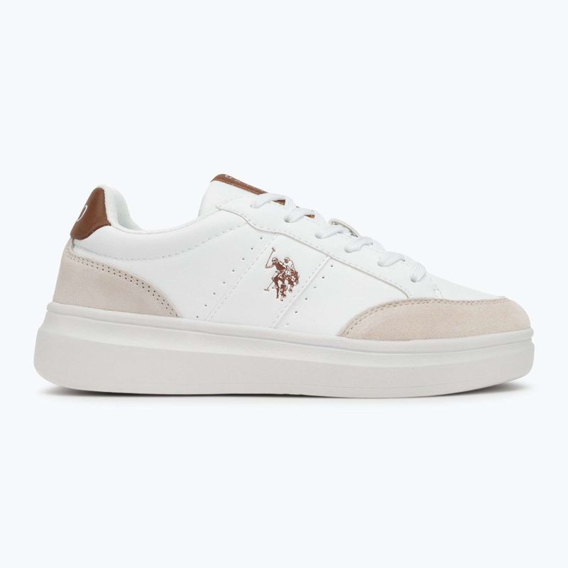 Herrenschuhe U.S. Polo Assn. CODY003B weiß/hellbraun 2