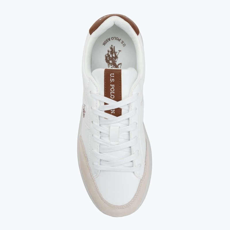 Herrenschuhe U.S. Polo Assn. CODY003B weiß/hellbraun 5