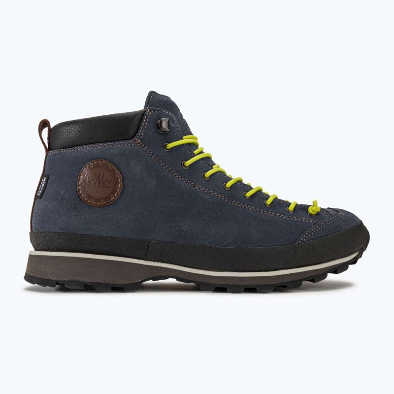 Wanderschuhe Herren Lomer Bio Naturale Mid Mtx Suede flag/lime 2