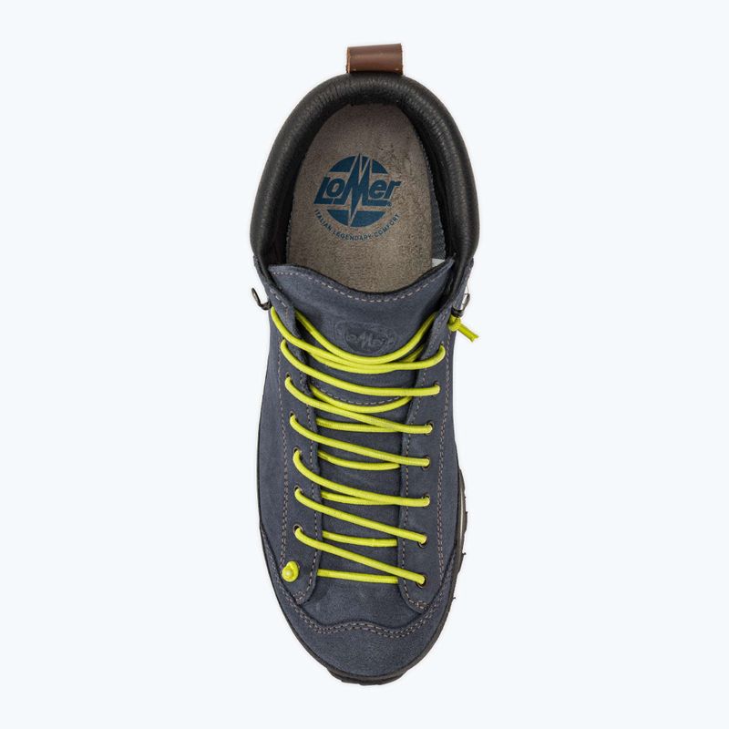 Wanderschuhe Herren Lomer Bio Naturale Mid Mtx Suede flag/lime 5
