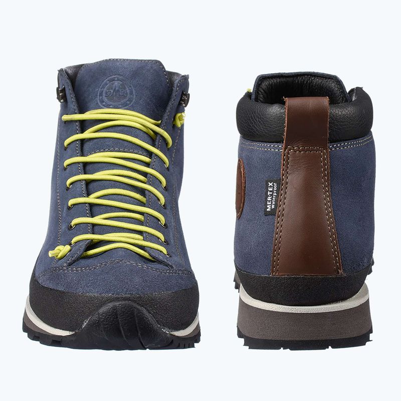 Wanderschuhe Herren Lomer Bio Naturale Mid Mtx Suede flag/lime 8