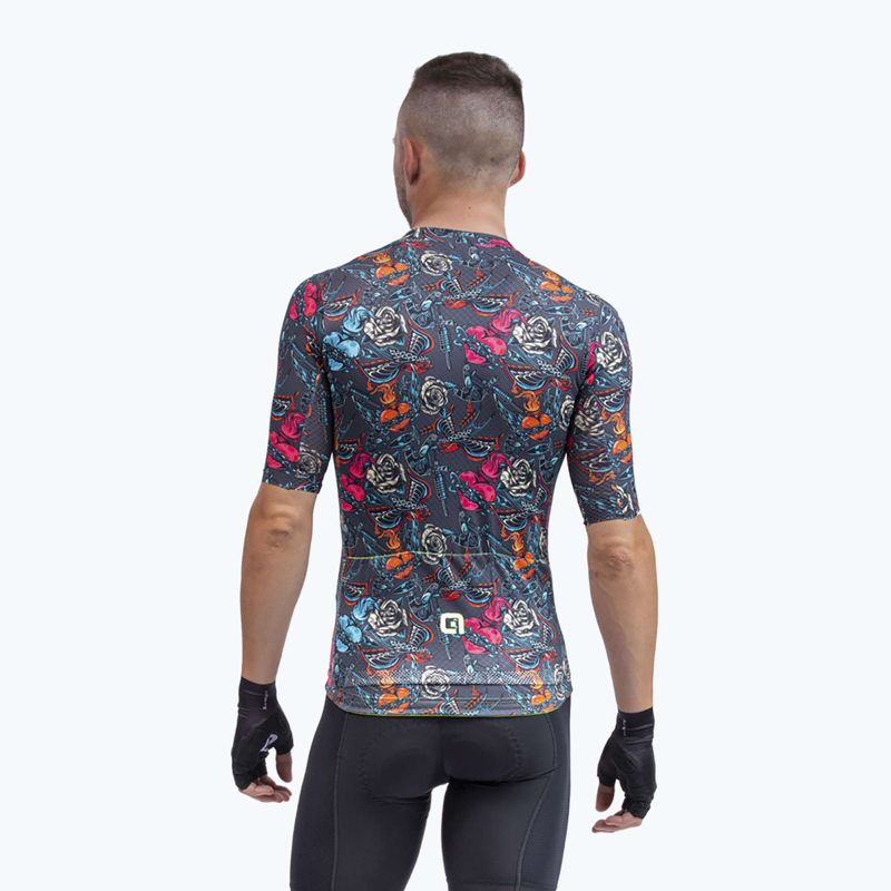 Herren Alé Tattoo grau Fahrradtrikot L22111403 2