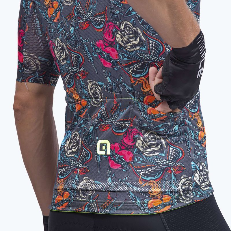 Herren Alé Tattoo grau Fahrradtrikot L22111403 6