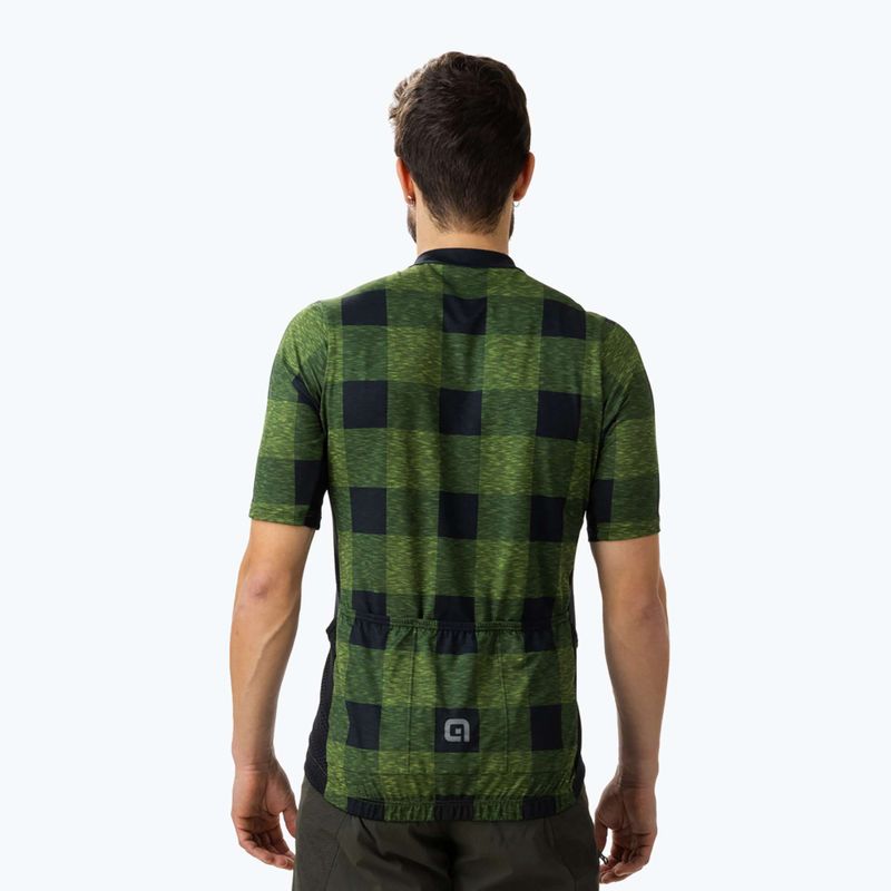 Herren Alé Schottisch grünes Radtrikot L22133462 2