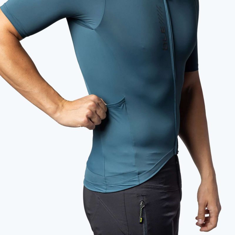Herren Alé Color Block Off Road blattgrünes Radtrikot 4