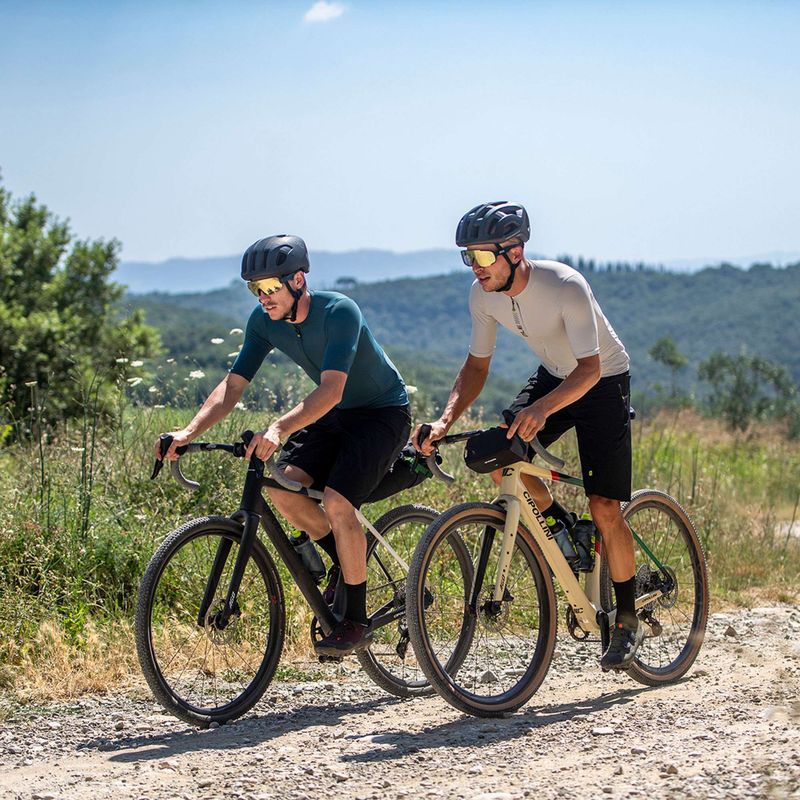 Herren Alé Color Block Off Road blattgrünes Radtrikot 11