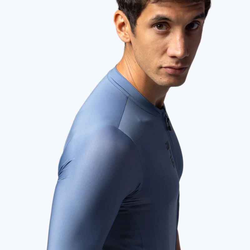 Radtrikot Herren Alé Color Block steel blue 4