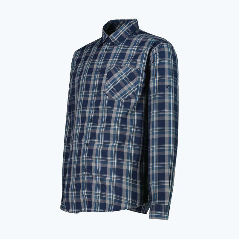 Hemd Herren CMP 30T9927 b. blue/vaniglia/petroleum 3