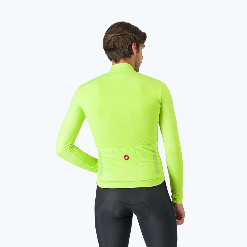 Fahrrad Longsleeve Herren Castelli Puro 4 electric lime 2
