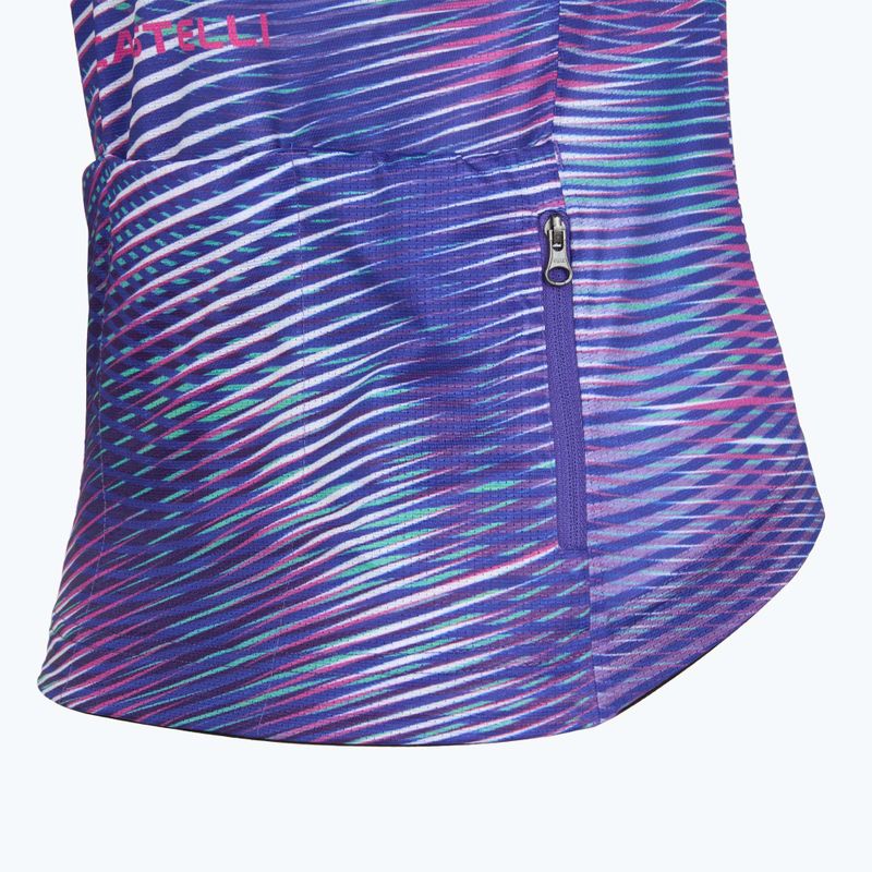 Radtrikot Damen Castelli Cosmic Vortex multicolor ultraviolet rose 5