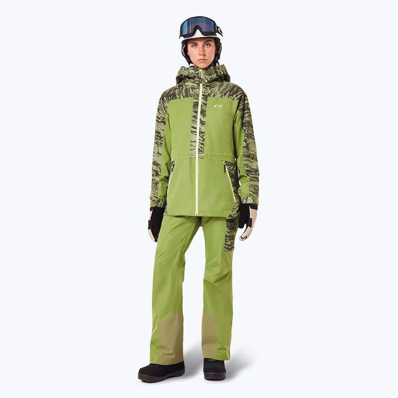Skijacke Damen Oakley Tc Juno Reduct Shell Jacket 2.0 duality swirl dbl green 2