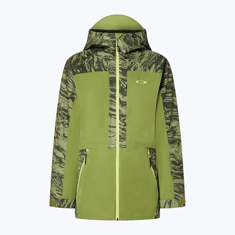 Skijacke Damen Oakley Tc Juno Reduct Shell Jacket 2.0 duality swirl dbl green 9
