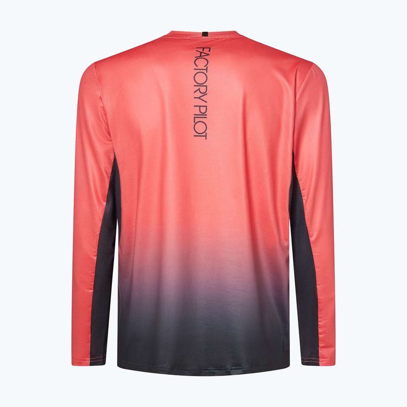 Fahrrad-Longsleeve Herren Oakley Maven Coast 2.0 gradient paloma/black 2
