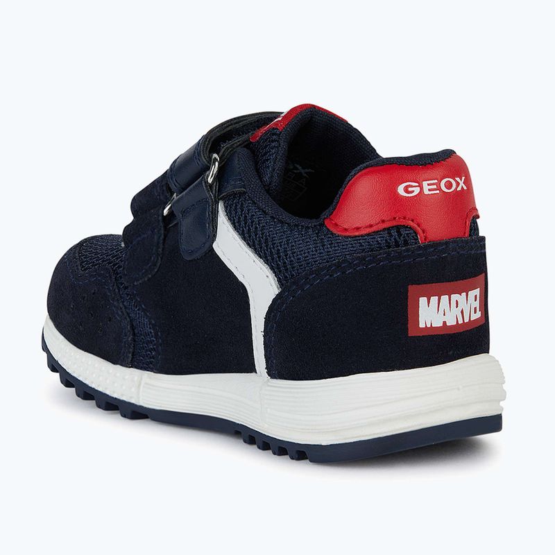 Geox Alben nylon navy / rot Kinderschuhe 10